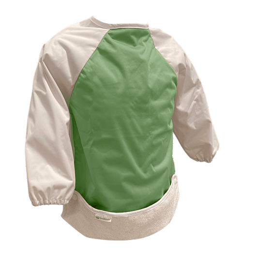 Groene mouwslab L van Smikkels van met zacht RPET buitenkant en badstof binnenkant