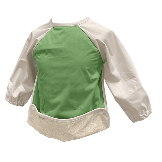 Green mouwslab S van Smikkels van met zacht RPET buitenkant en badstof binnenkant