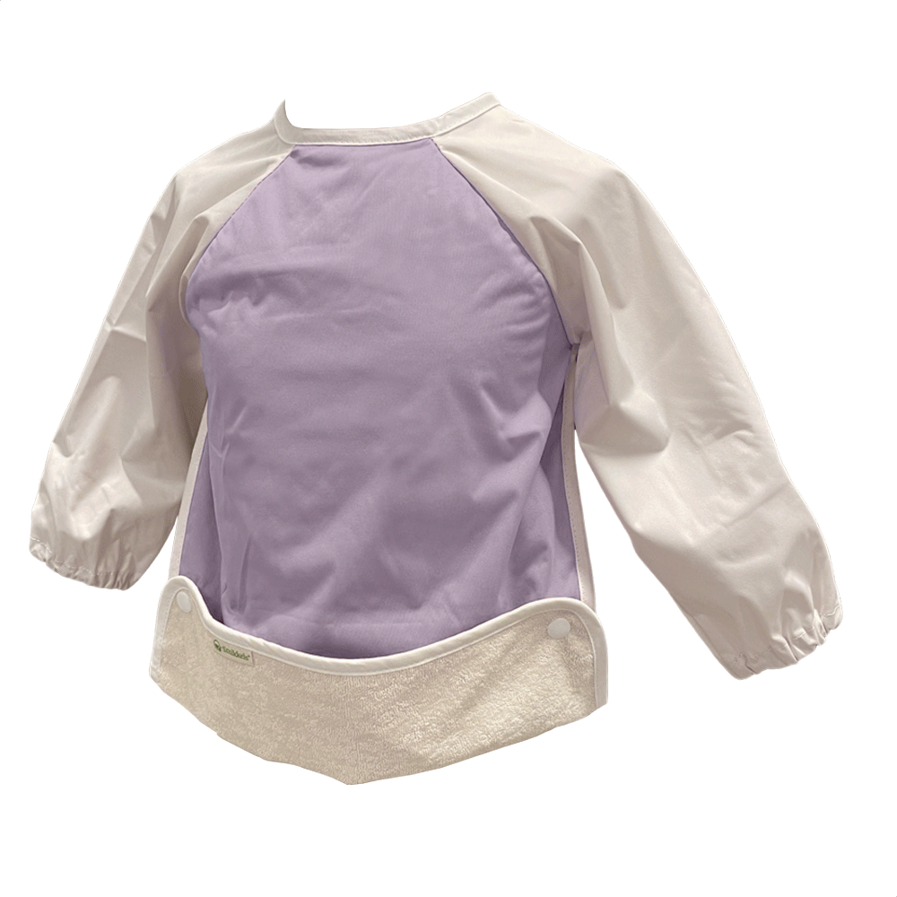 Paarse mouwslab S van Smikkels van met zacht RPET buitenkant en badstof binnenkant