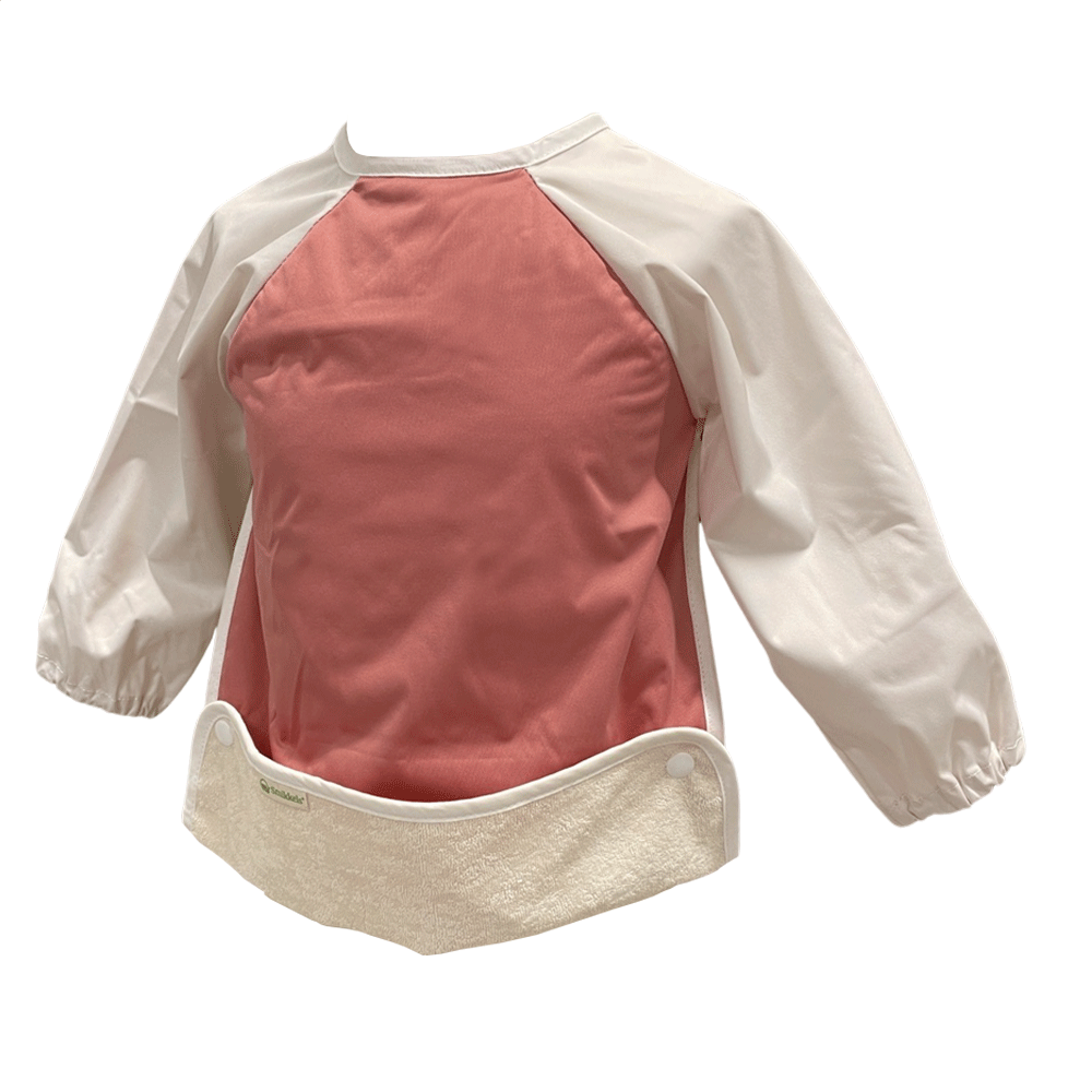 Roze mouwslab S van Smikkels van met zacht RPET buitenkant en badstof binnenkant