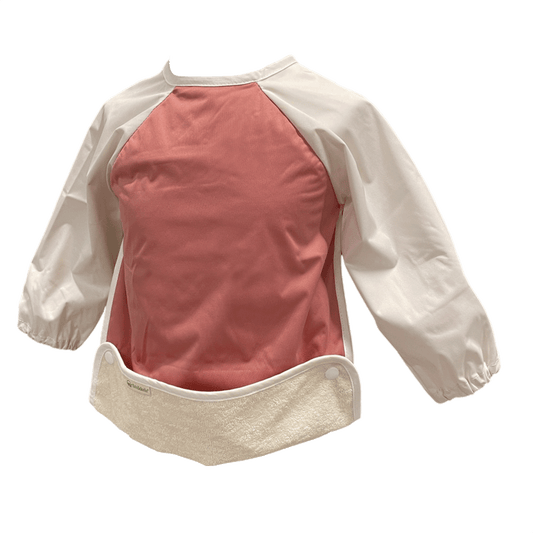 Roze mouwslab S van Smikkels van met zacht RPET buitenkant en badstof binnenkant