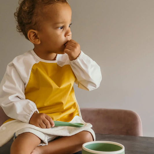 Smikkels mouwslab geel