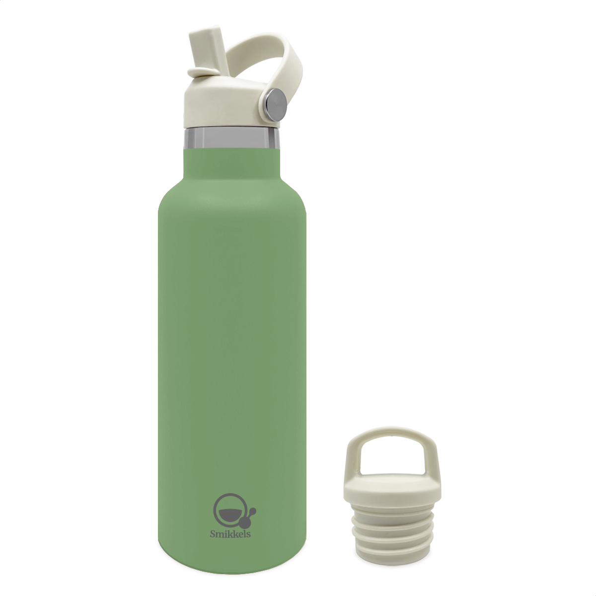 Smikkels thermos drinkfles 500ml groen
