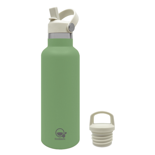Smikkels thermos drinkfles 500ml groen