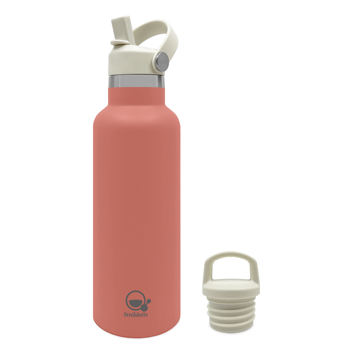 Smikkels thermos drinkfles 500ml roze