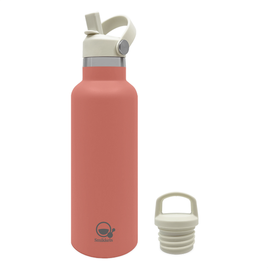 Smikkels thermos drinkfles 500ml roze