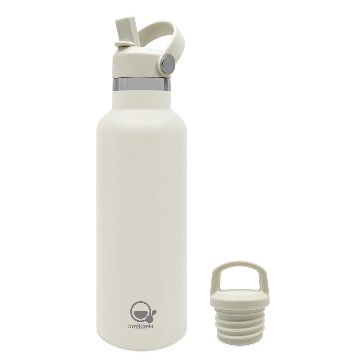 Smikkels thermos drinkfles 500ml wit