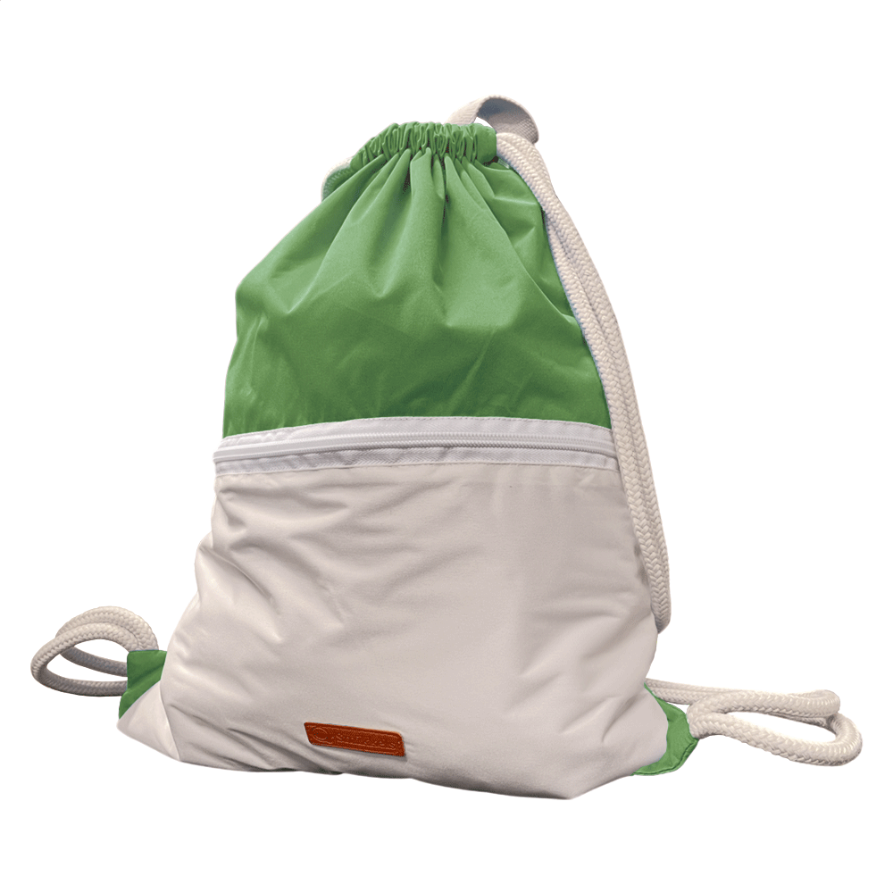 Smikkels gym- en zwemtas met dik koord Groen