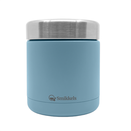 Smikkels thermos RVS lunchbakje blauw