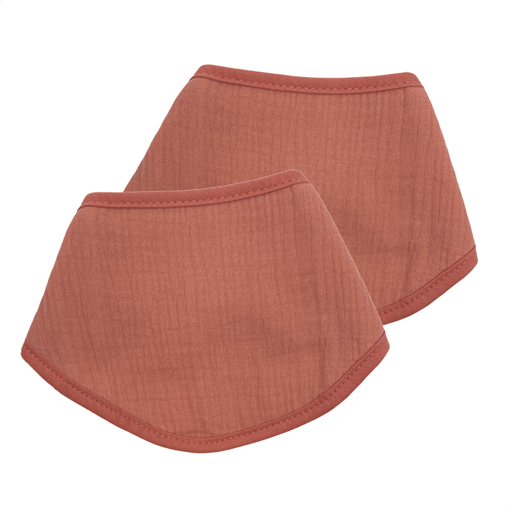 Set roze bandana slabbetjes van Smikkels