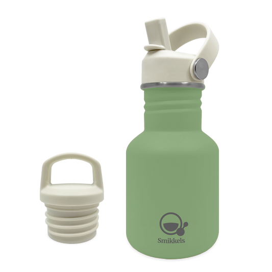 Smikkels RVS drinkfles 350ml groen