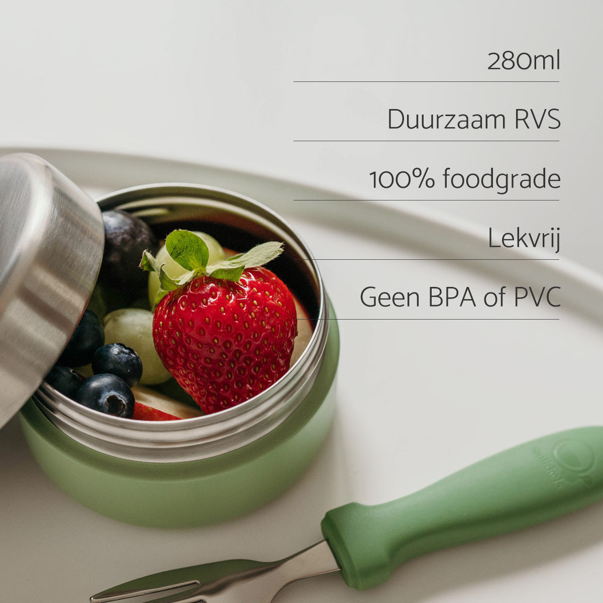 Smikkels fruitbakje 280ml roze met USP
