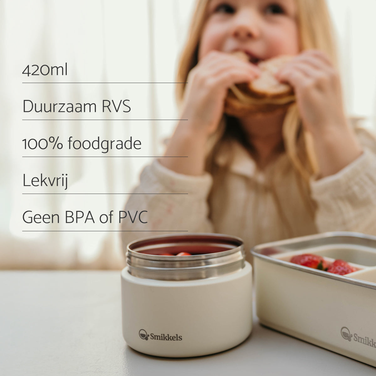 Smikkels fruitbakje 420ml USP