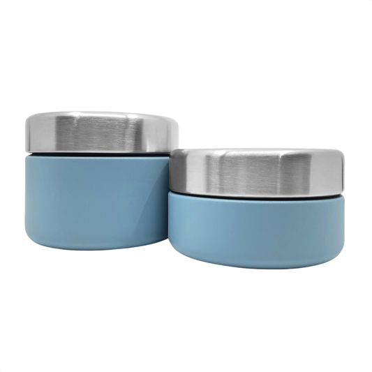 Smikkels fruitbakjes set 240ml en 280ml blauw