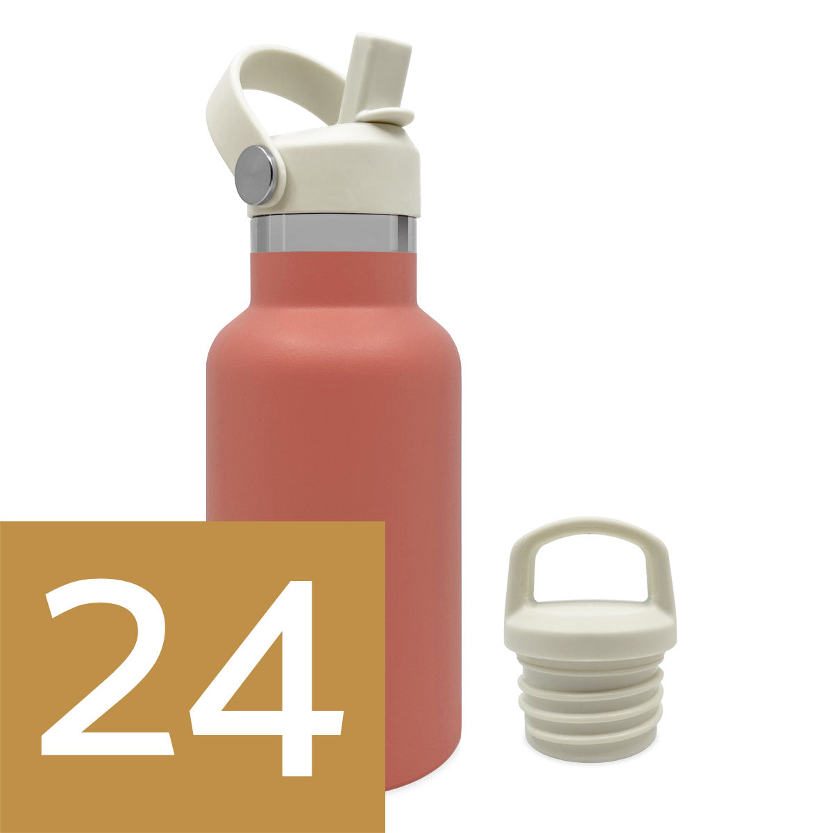 Steel thermos bottle 350ml MC 24PCS