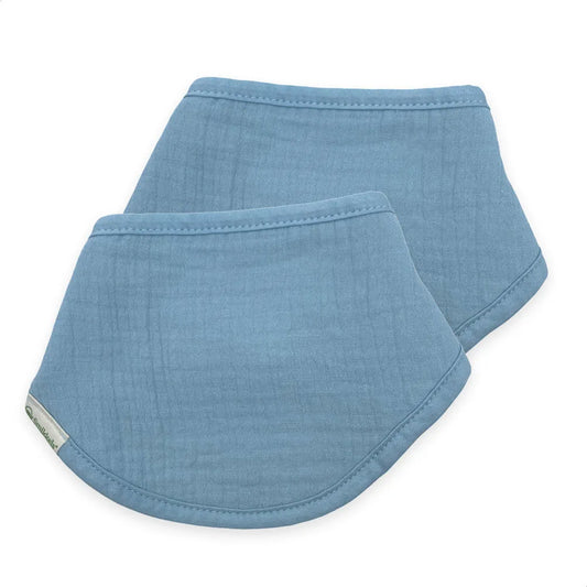 Bandana slab (set) blauw Smikkels baby