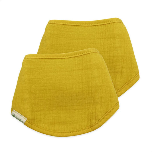 Baby Bandana slab (set) geel Smikkels baby