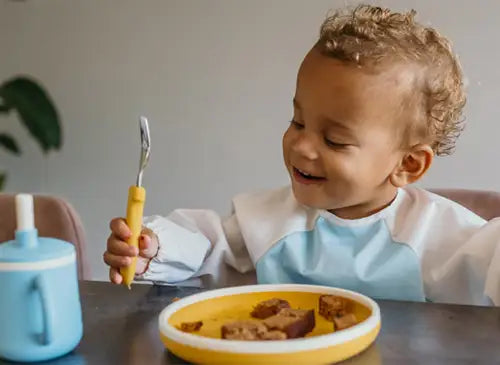 Siliconen kinderservies Smikkels