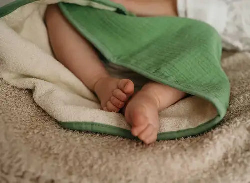 hydrofiele doeken groen - 100% Biologisch katoen