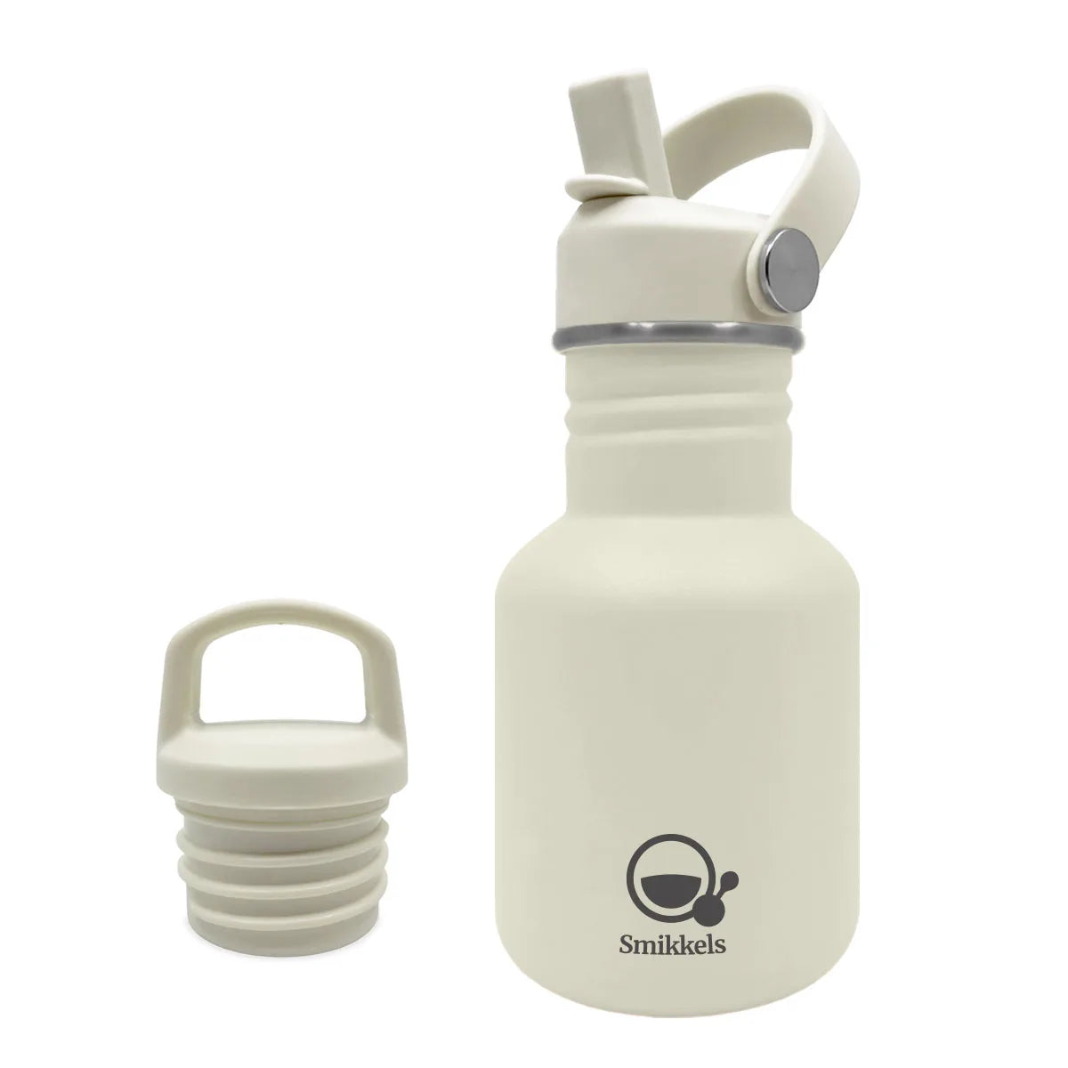 Smikkels RVS drinkfles wit 350ml