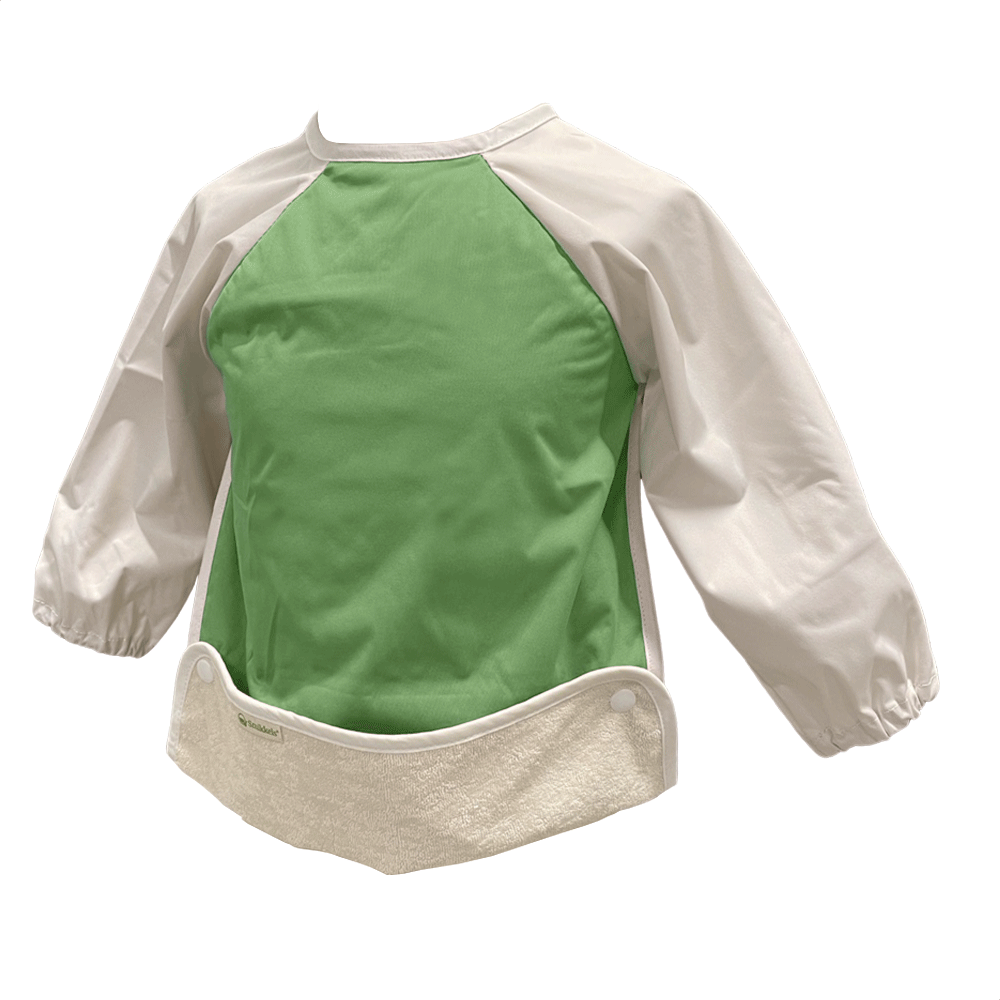 Green mouwslab S van Smikkels van met zacht RPET buitenkant en badstof binnenkant 