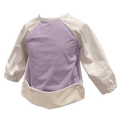 Paarse mouwslab S van Smikkels van met zacht RPET buitenkant en badstof binnenkant 