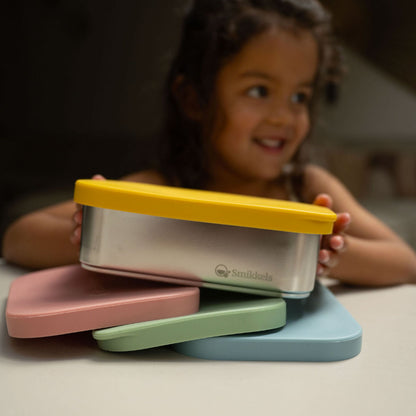 Siliconen deksel voor RVS lunchbox