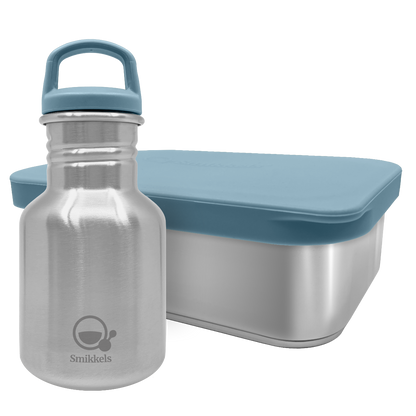 RVS lunchset Daily Basic Blauw