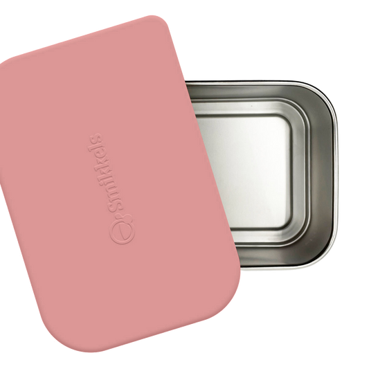 Siliconen deksel voor RVS lunchbox
