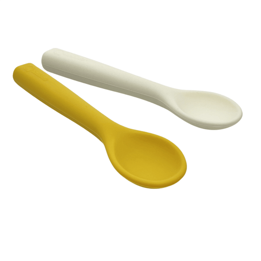 Set siliconen lepetjes Smikkels geel en wit
