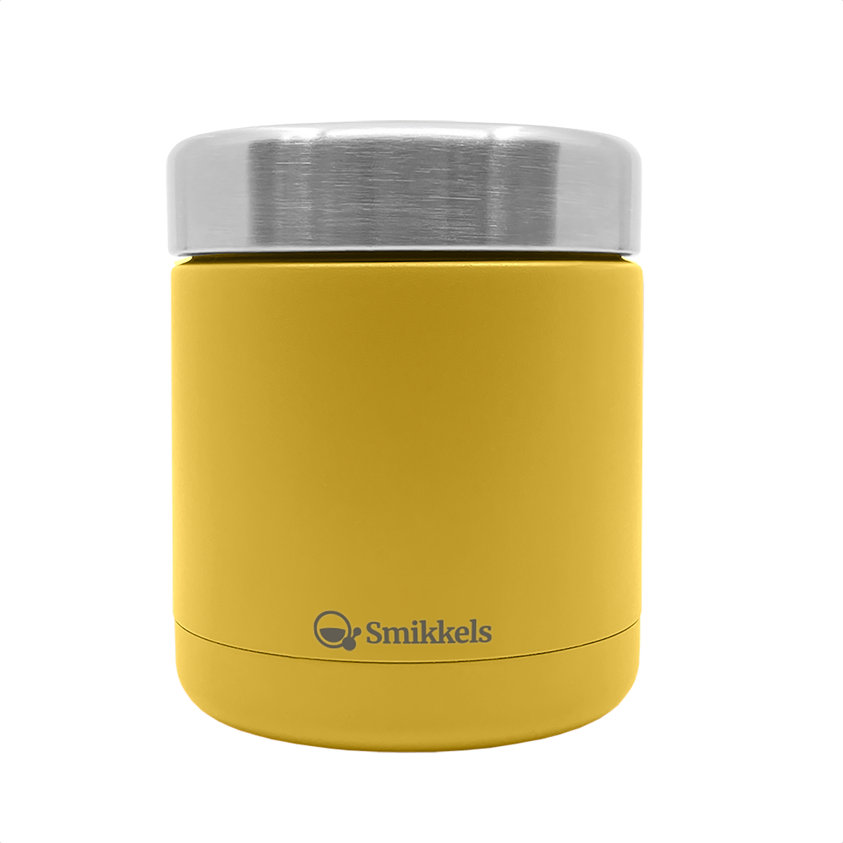 Smikkels thermos RVS lunchbakje geel