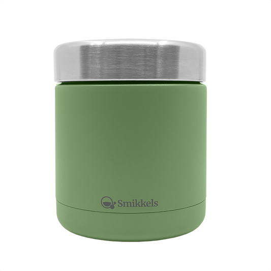 Smikkels thermos RVS lunchbakje groen
