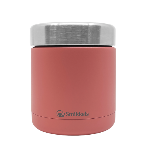 Smikkels thermos RVS lunchbakje roze