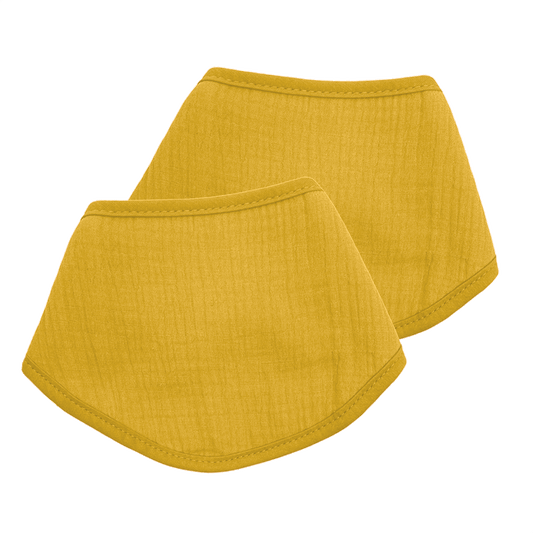 Set gele bandana slabbetjes van Smikkels