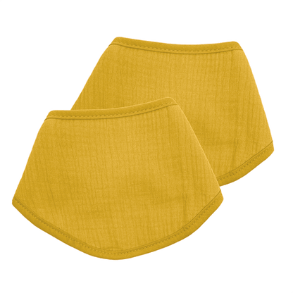 Set gele bandana slabbetjes van Smikkels