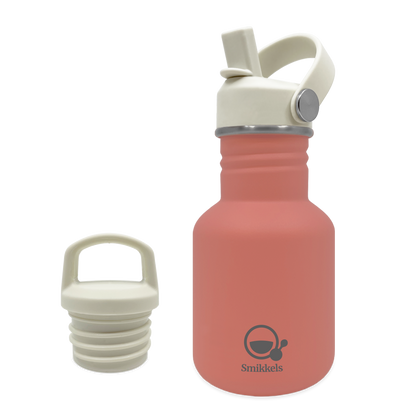 Smikkels RVS drinkfles 350ml roze