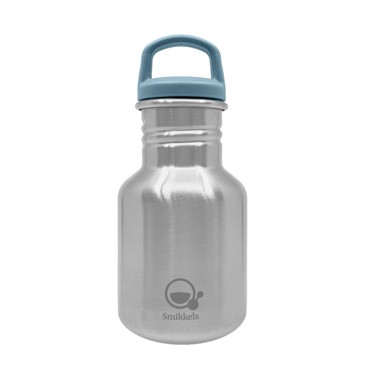 Smikkels drinkfles 350ml Basic blauw