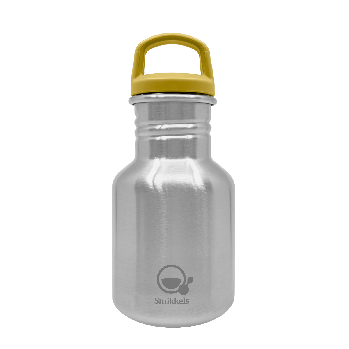 Smikkels drinkfles 350ml Basic geel