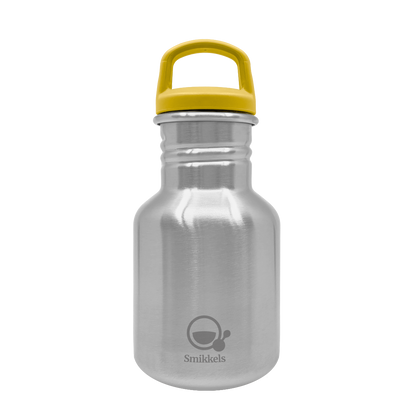 Smikkels drinkfles 350ml Basic geel