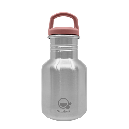 Smikkels drinkfles 350ml Basic roze