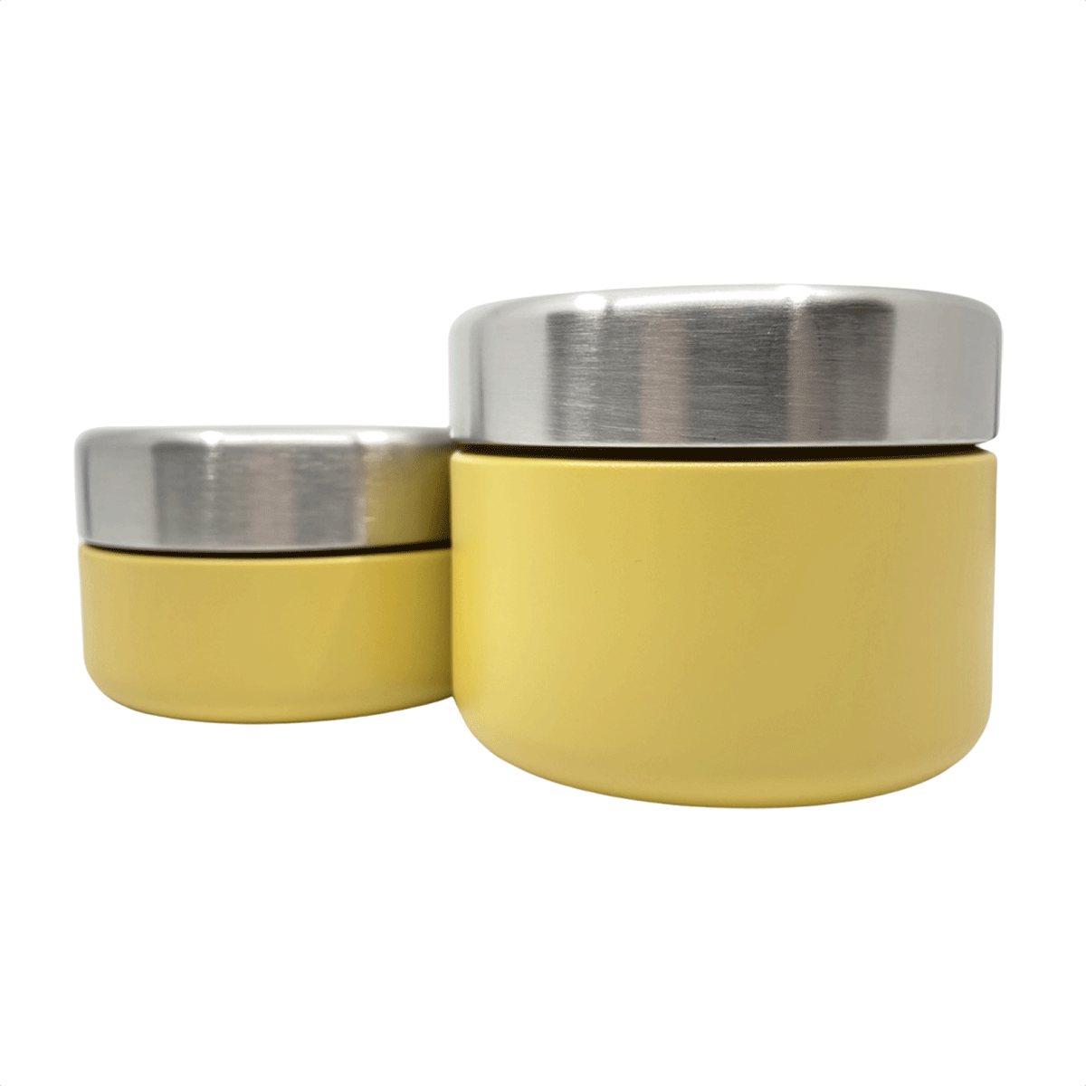 Smikkels fruitbakjes set 240ml en 280ml geel