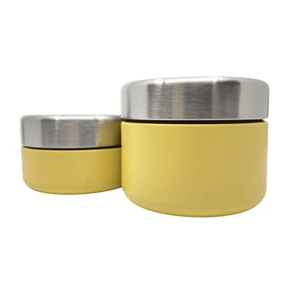 Smikkels fruitbakjes set 240ml en 280ml geel