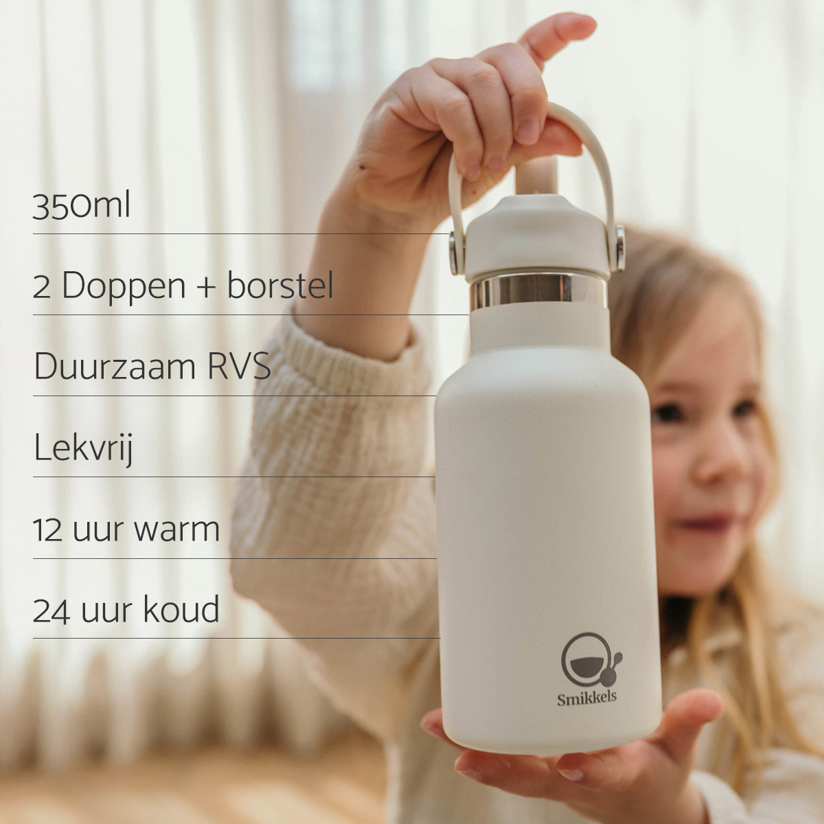 Smikkels thermos drinkfles 350ml USP
