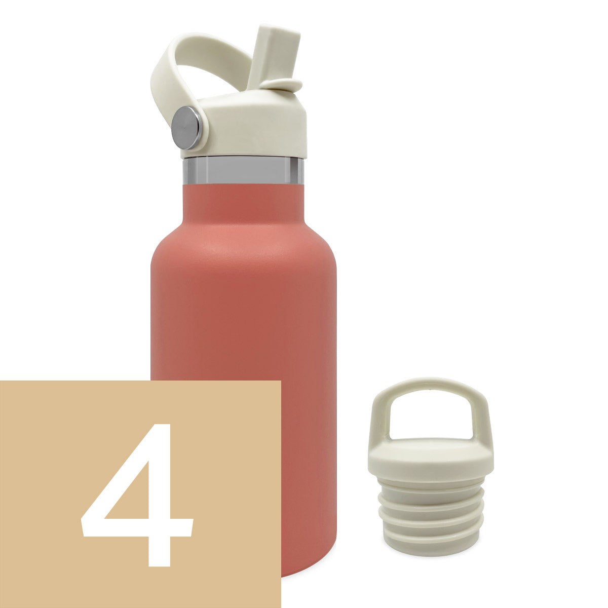 Steel thermos bottle 350ml IB 4PCS