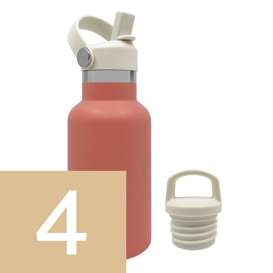Steel thermos bottle 350ml IB 4PCS