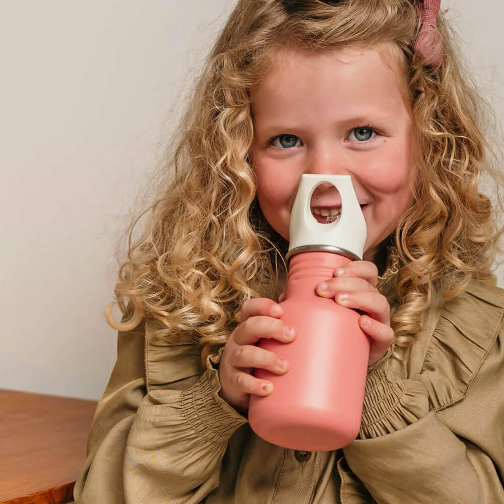 drinkfles-350ml-roze-smikkels