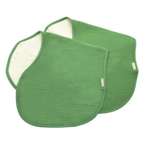 Hydrofiele schouderdoek groen Smikkels baby - 100% Biologisch katoen