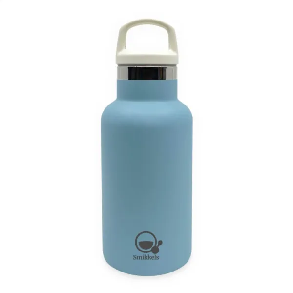 RVS thermos drinkfles rvs thermosfles blauw Smikkels