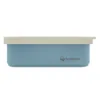 Smikkels RVS lunchbox met siliconen deksel blauw